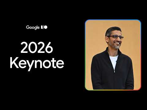 Google I/O 2026 Keynote title slide